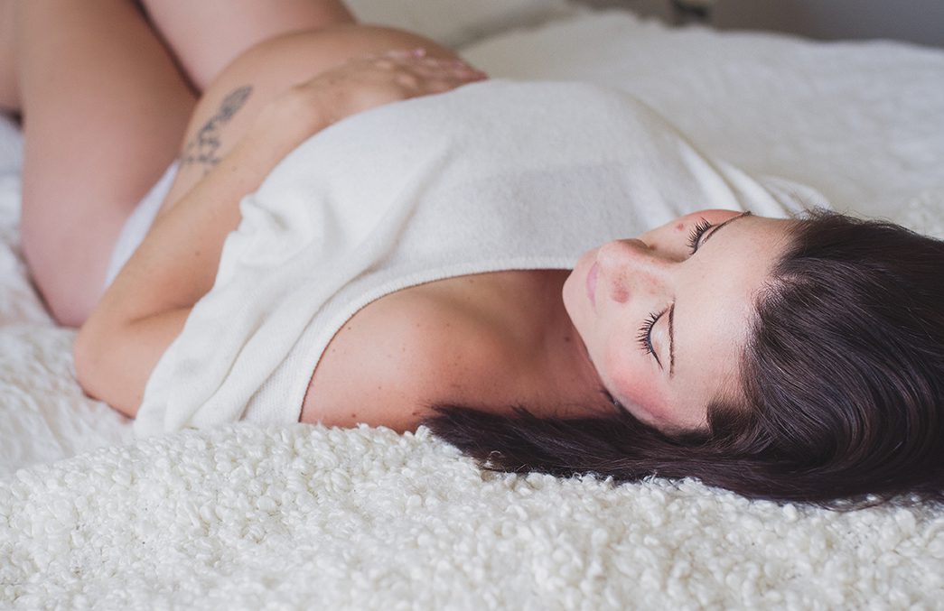 lifestyle and boudoir maternity sessions
