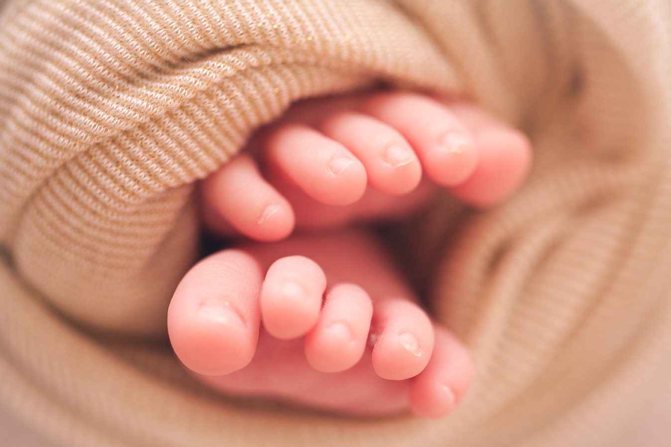 edmonton newborn photographer - macro of feet